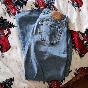 Vintage Levi’s 501 xx light blue wash fade denim jeans W34 L30 (actual 34 29)